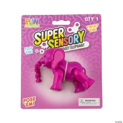 40% OFF: Articulated Elephant Fidget Toy-6Pk
