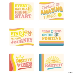 Positive Vibes Note Cards Assortment-48Pk
