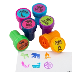 Great North VBS Plastic Stampers Assortment-24Pk