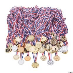 International Games Award Medal Assortment - 72Pk