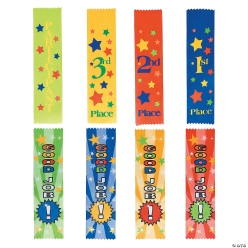 Award Ribbon Assortment - 60 PACK