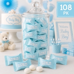Baby Boy Buttermints - 108pcs