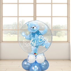 50% OFF: Baby Boy Bear Airfill Mini Balloon Column