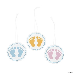 Baby Feet Favour Tags - 24Pk