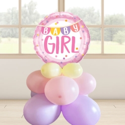 40% OFF: Baby Girl Airfill Mini Balloon Column Kit - 17pc
