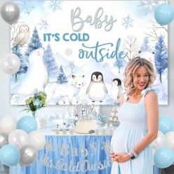 Baby it's Cold Outside Baby Shower Big Decorating Kit