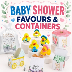 Baby Shower Party Favours & Containers