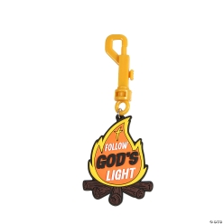 Great North VBS Campfire Backpack Clip Keychains-12Pk