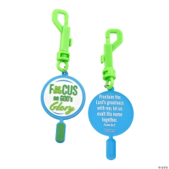 Zoom In VBS Magnifying Glass Backpack Clip Keychains-12Pk