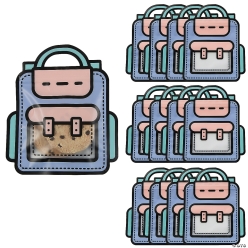 Backpack Shaped Resealable Favour Bags-12Pk