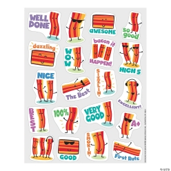 Bacon Scented Stickers - 80pk