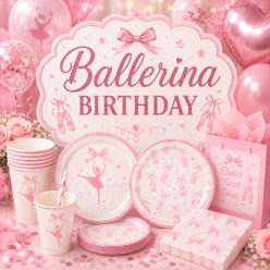 Ballerina Ballet Birthday Party Supplies