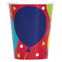 Balloon Birthday Party Party Cups - 250 Pk