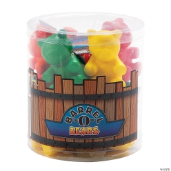 Barrel-O'-Bear Stress Toys - 12Pk