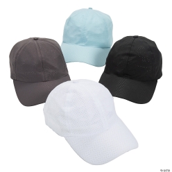 Adults Assorted Colour Adjustable Baseball Caps-12Pk