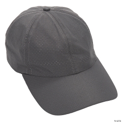Adults Charcoal Adjustable Baseball Caps-12Pk