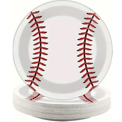 Baseball Dinner Plates - 8 PK