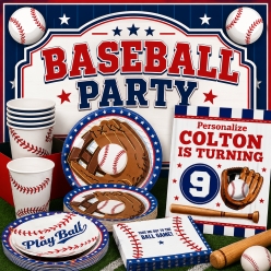 Baseball Themed Birthday Party Supplies