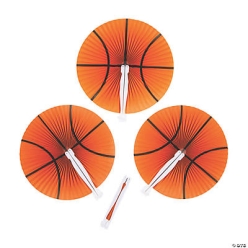 Basketball Folding Hand Fan