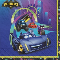 Batwheels Lunch Napkins - 16 PK