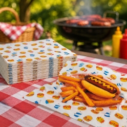 BBQ Large Food Liner Wrappers -12Pk