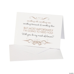 Be My Bridesmaid Card - 5Pk