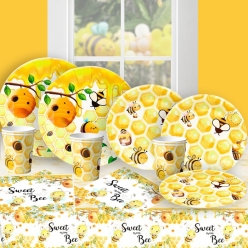 Bee 1st Birthday Party Supplies