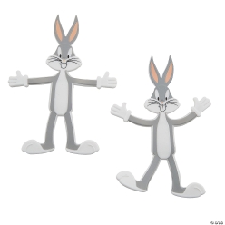Looney Tunes Bugs Bunny Bendable Toys-12PK