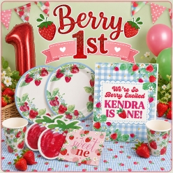 *Strawberry Berry 1st Birthday Party