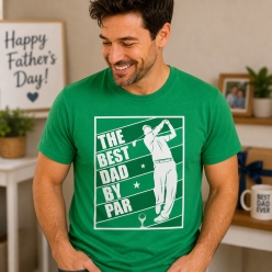 Best Dad By Par Green T-shirt