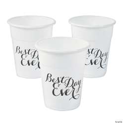 Best Day Ever Plastic Cups - 50 Pk