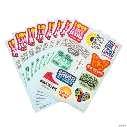 Religious Teen & Tween Bible Verse Sticker Sheets-24Pk