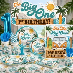 *The Big One Surfing Party Supplies