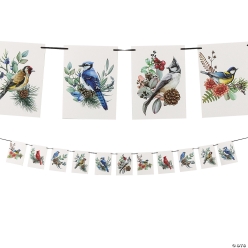 Pinecones & Birds 7 Ft. Hanging Garland Decoration