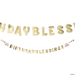 Birthday Blessings Happy Birthday 9 Foot Garland