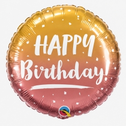 Metallic Happy Birthday 18