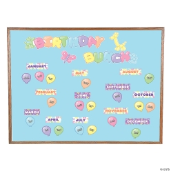 Balloon Dog Happy Birthday Bulletin Board Set