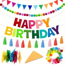 Birthday Banners & Tassel Garlands