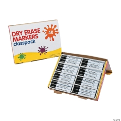 30% OFF: Bulk 48 Pc. Black Dry Erase Markers Classpack