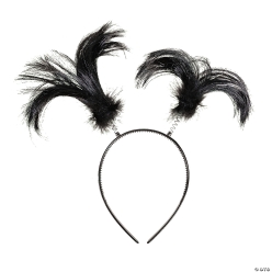 Black Team Spirit Head Boppers - 12 Pk