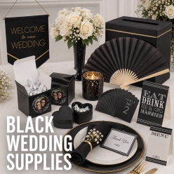 Black Wedding Supplies