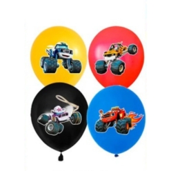 Blaze Monster Machines Latex Balloons 12pk