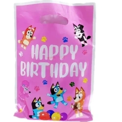 Bluey Pink Loot Bags - 10 PK