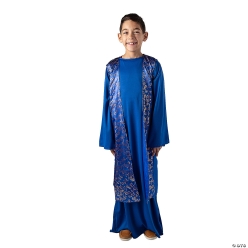 Boy's Wise Man Costume Blue & Gold Vest