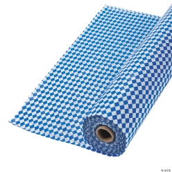 Oktoberfest GIANT Argyle 100 Ft. Plastic Tablecloth Roll