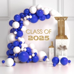 *40% OFF: 76pc Blue and White Balloon Arch Kit