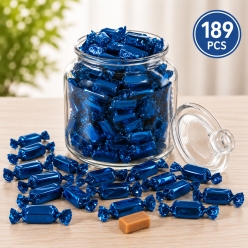 Navy Blue Foil-Wrapped Caramels - 189pcs
