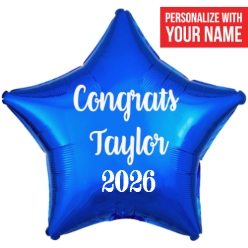 Grad 2026 Blue PERSONALIZED Name 19