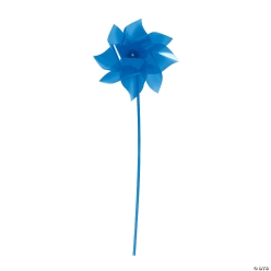 Blue Jumbo Pinwheels - 12 Pk