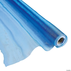 Blue Shimmer Fabric Roll